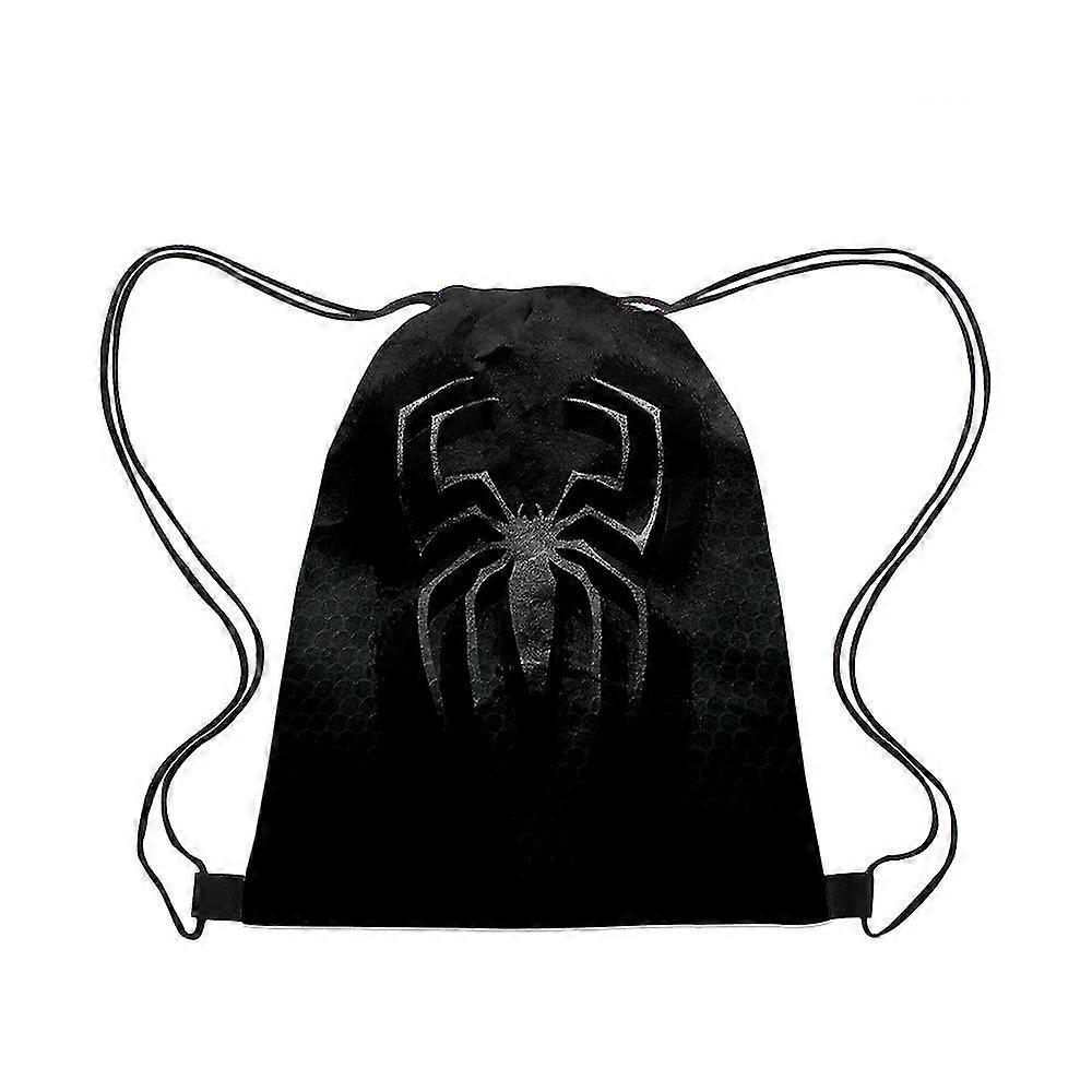 3d Spider-man Drawstring Pocket Spider-man Strap Pocket Portable Drawstring Strap Pocket Backpack