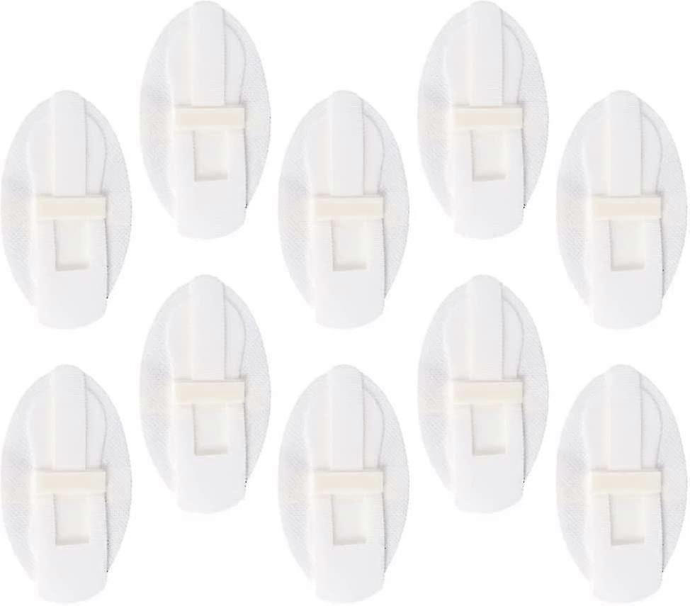 10 قطع قسطرة استقرار الجهاز حامل الساق حامل ملصق القسطرة أنبوب حامل العرق ثقوب الساق حامل البول حقيبة حامل الرعاية، أبيض، 11x6.5