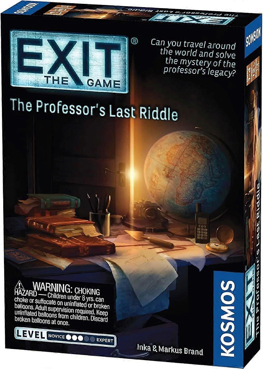 EXiT The Professor's last Riddle Board Game