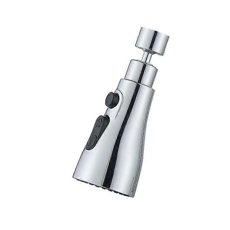 Yaju Swivel Spout Kitchen Sink Screw On Tap Spray Head With 3 Modes,replacement Booster Tap End Diffuser Nozzle Spout Attachment,faucet Aerator Wit