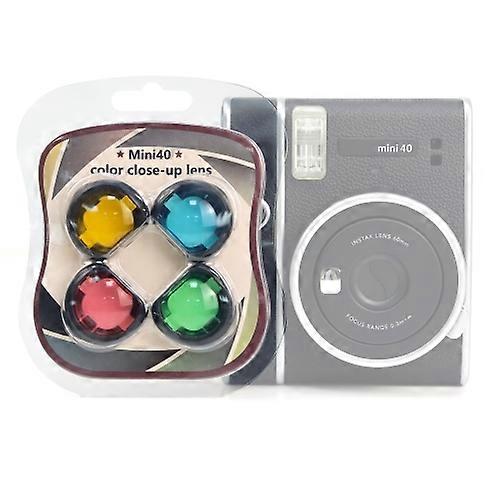 4 in 1 Four Colors Camera Filter for Fujifilm Instax mini 40