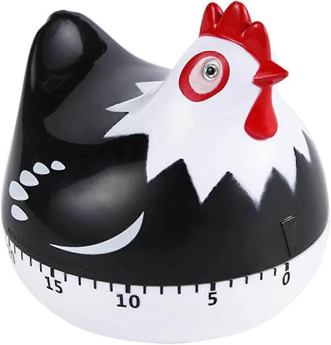 Cartoon Timer Chick Owl Kitchen Timer Mechanical Cute Creative Kids Learning Manual Counters (Color : Purple)