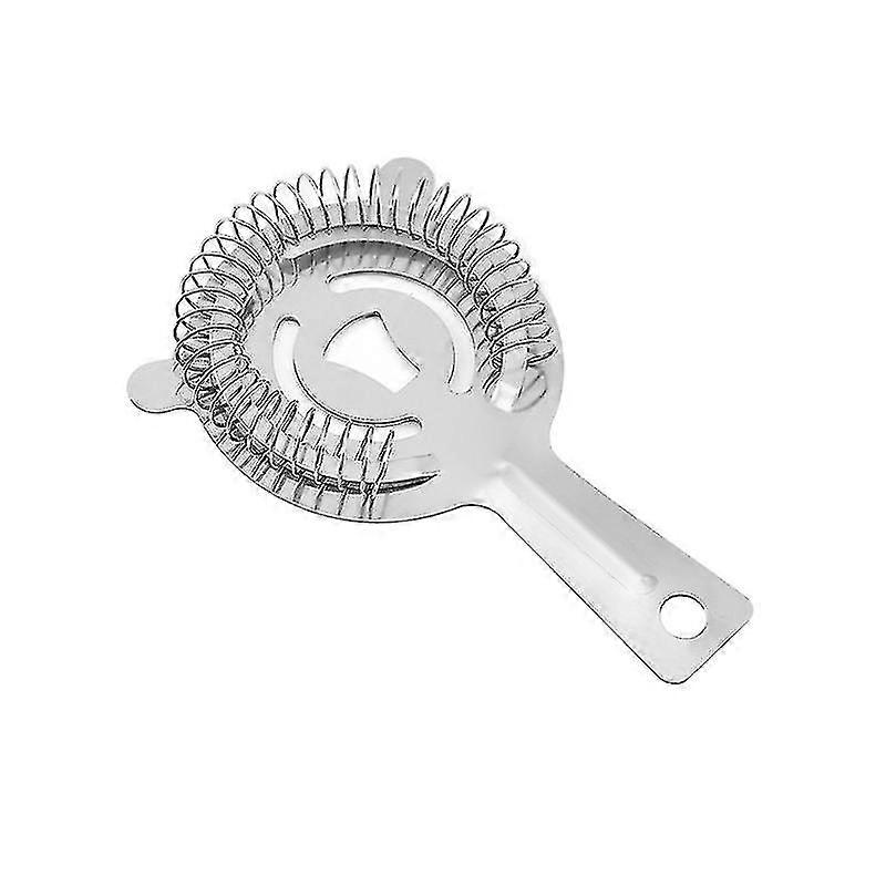 Stainless Steel Ice Filter Cocktail Ice Separator With Hole Ice Cube Filter Bar Bartending Tool 1 Piece Silver