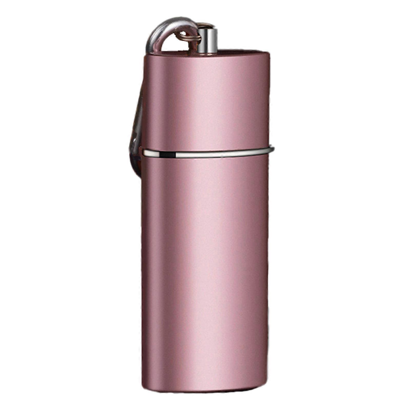 Portable Ashtray with Buckle Sealed Pull Closure Anti-scalding Metal Liner Butt Storage Stainless Steel Mini Mobile Ashtray Men Pocket Gadget Creative