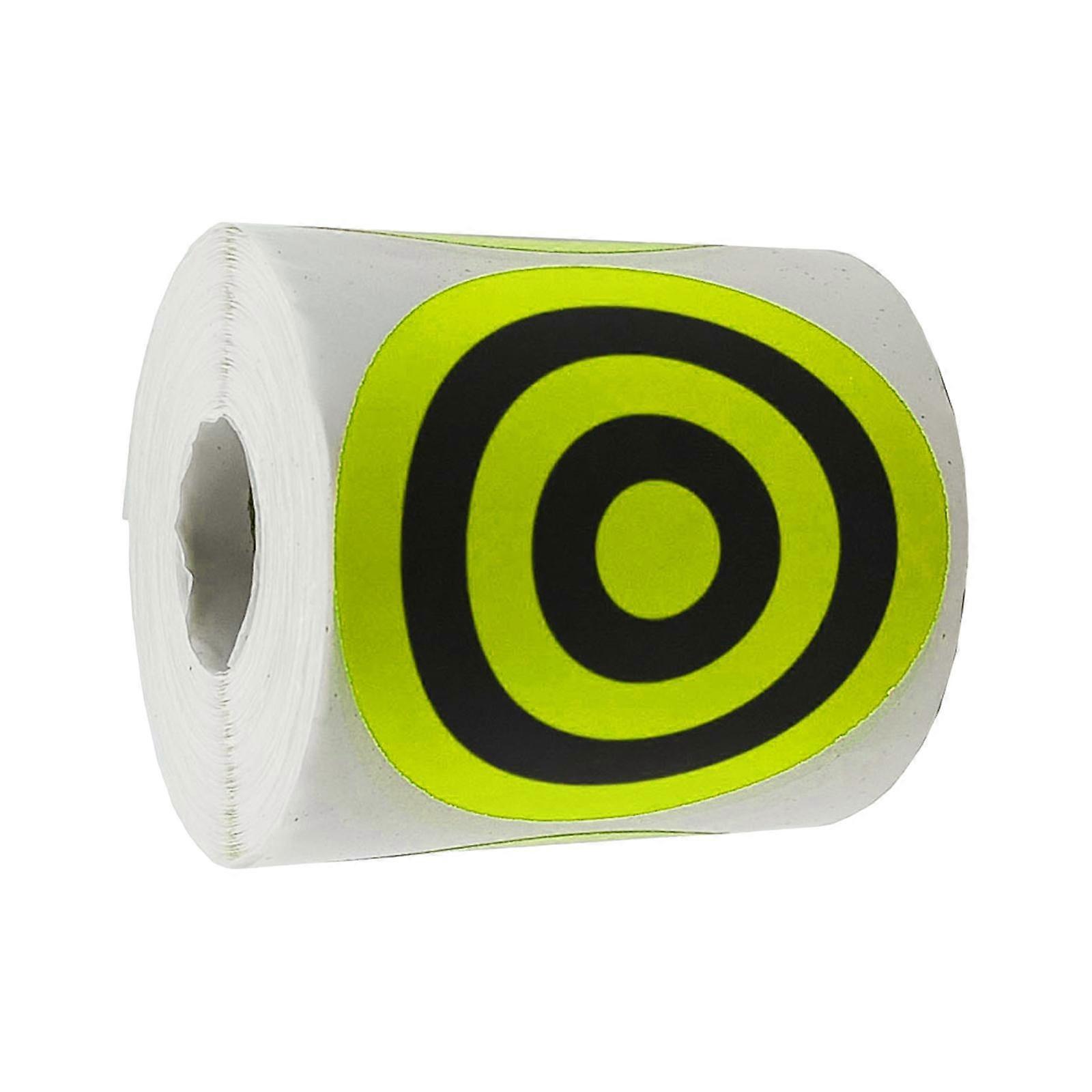 1Roll 3" Splatter Shooting Target Stickers Shooting Training Practice Yellow