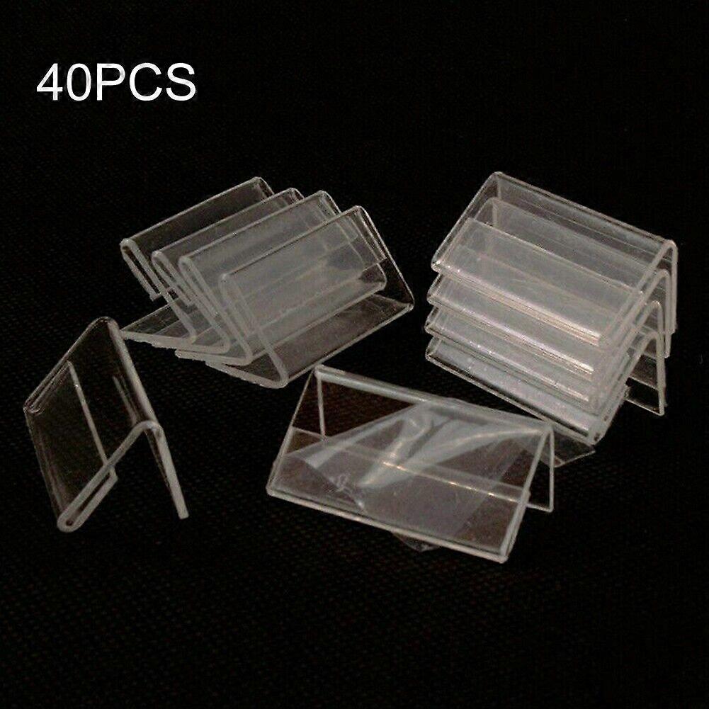 Tag Stand Tag Stand Bracket Holder Label Stand Mini Name Card Preisschild Tag(40pcs)