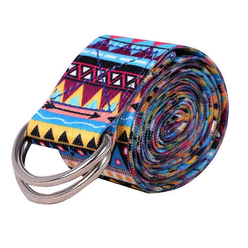 Yoga Strap For Stretching -ligament Stretching Belt & Stretch Band With Double D-ring Loops