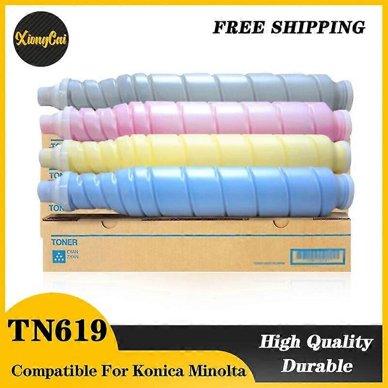 1PC TN619 TN CMYK  oner Cartridge For Konica Minolta C 1060 1070 2060 2070 3070 3080 C1060 C1070 C2060 C2070 C3070 C3080