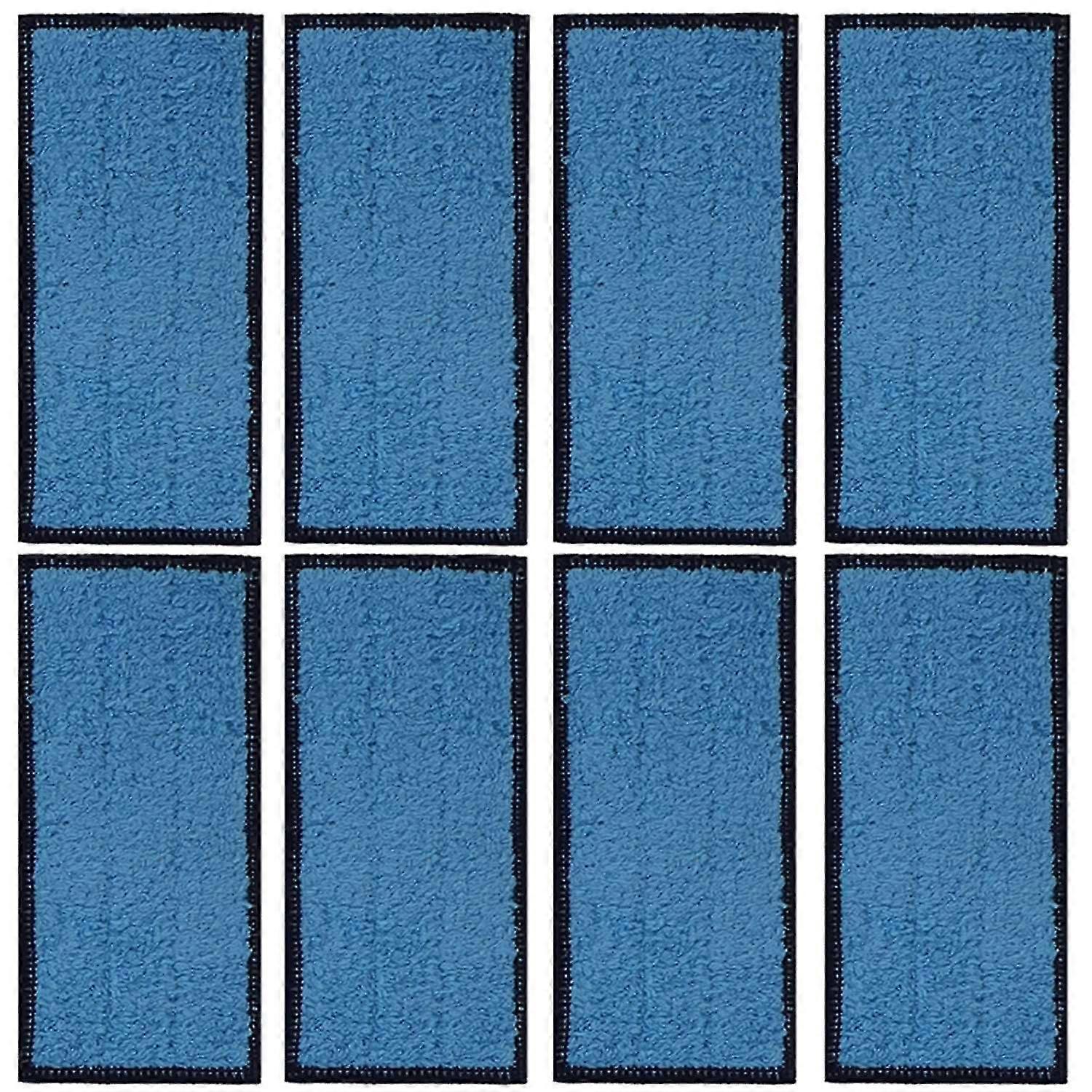 8 Pack Microfibre Humide Mopping Pads Lavable Réutilisable Remplacement