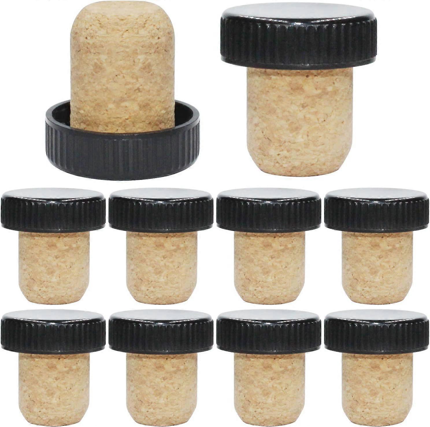 10 Pcs Wine Cork Stoppers Craft Decoration Clear