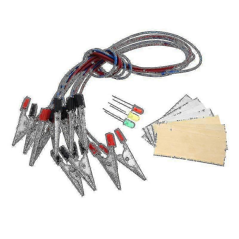 Fruit Battery LED Science Kit, Orange, Potato & Lemon Physics Experiment