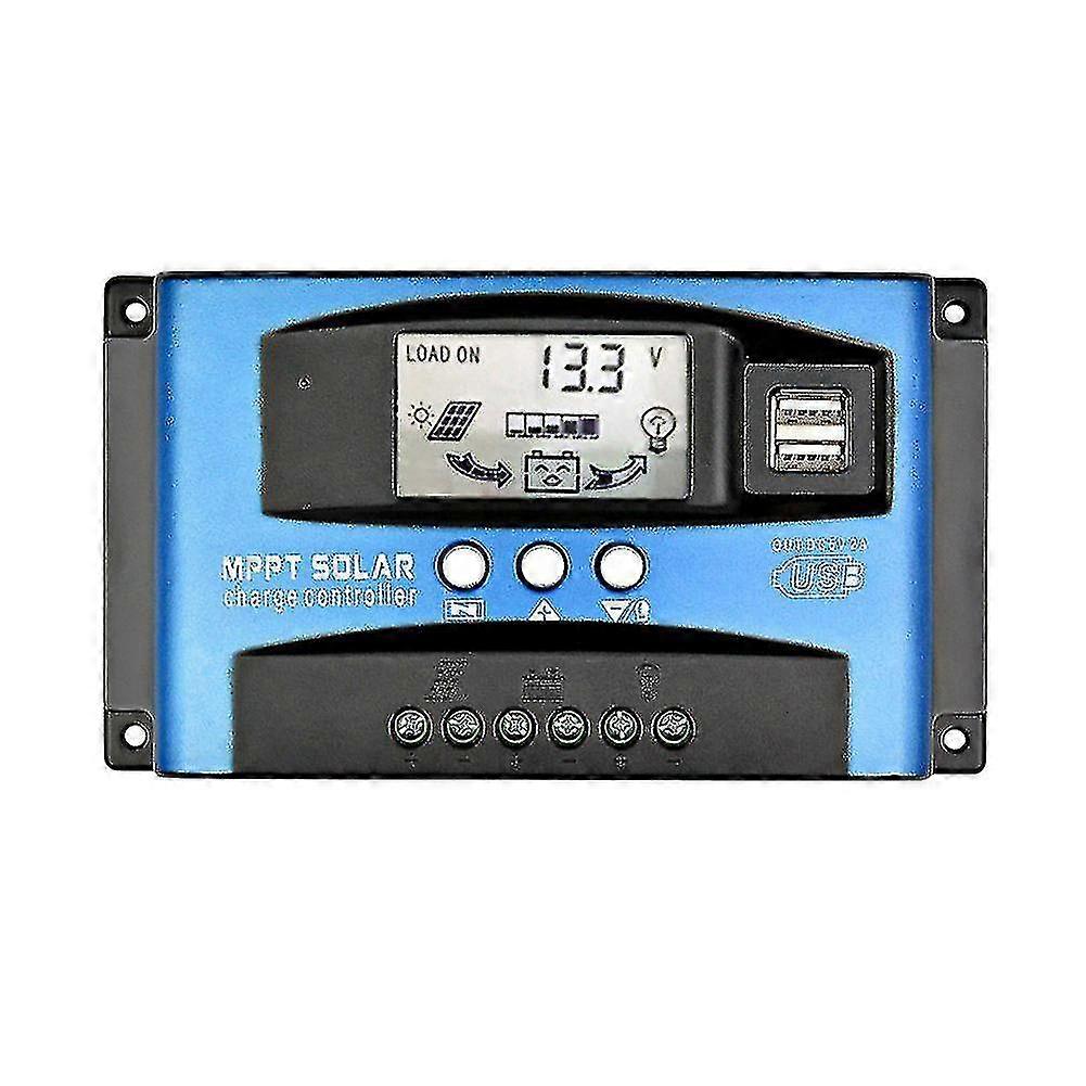30a Mppt Solar Charge Controller With Lcd Display Multiple Load Control Modes