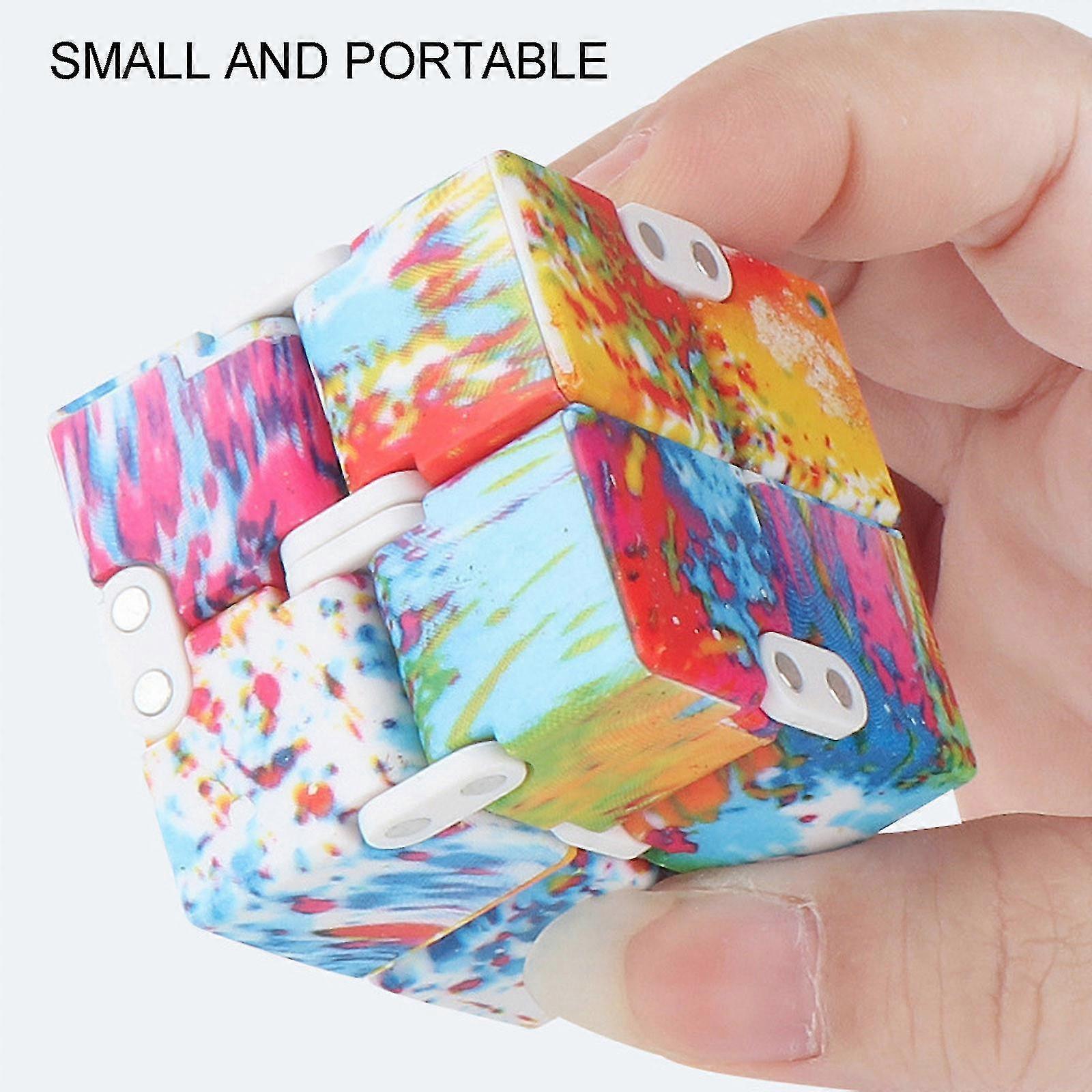 Children's Fingertips Decompress Portable Lightweight Magic Square 1pc