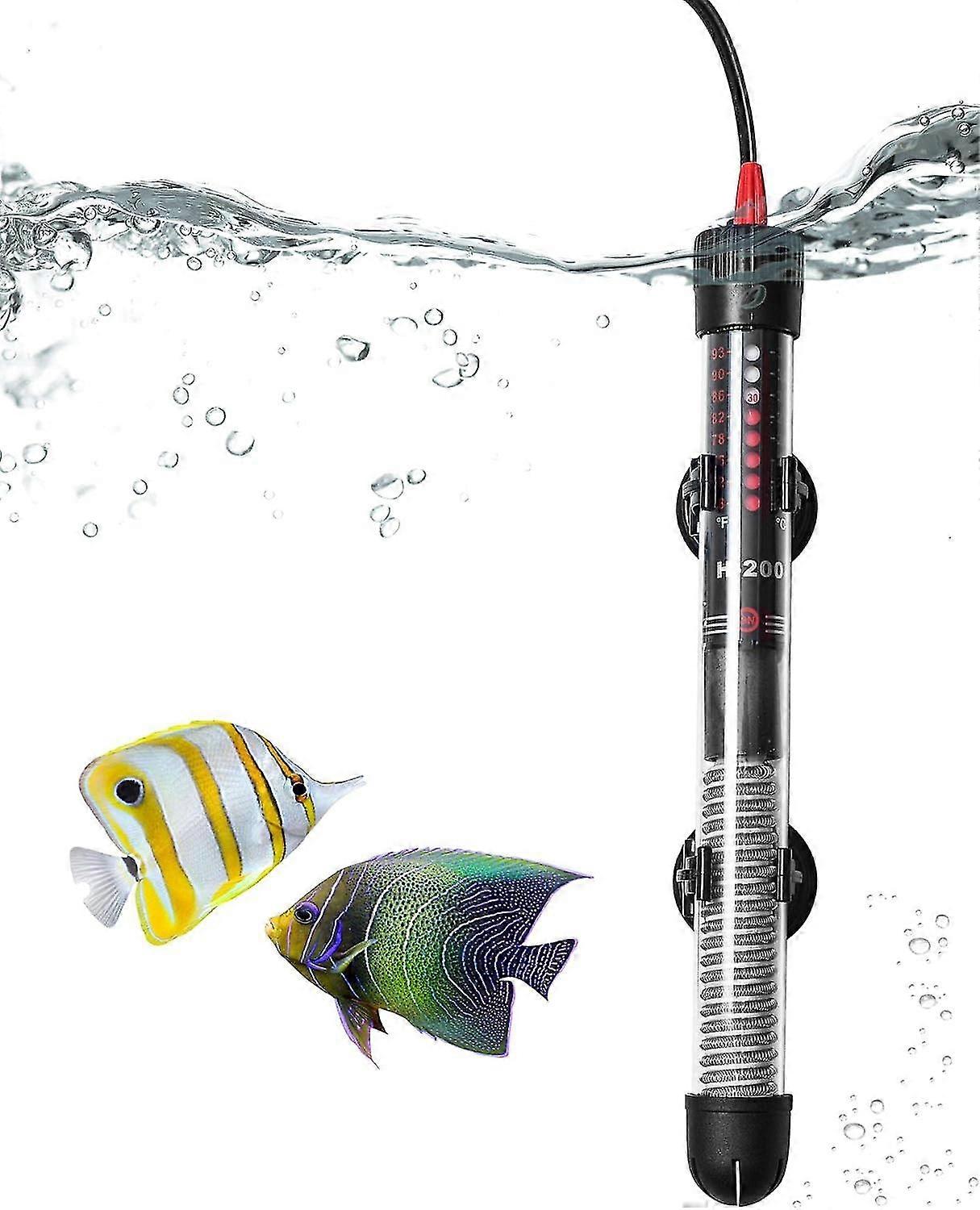 Adjustable Aquarium Heater 120l 100w With Thermostat 20-34c For Aquariums And Fish Tanks