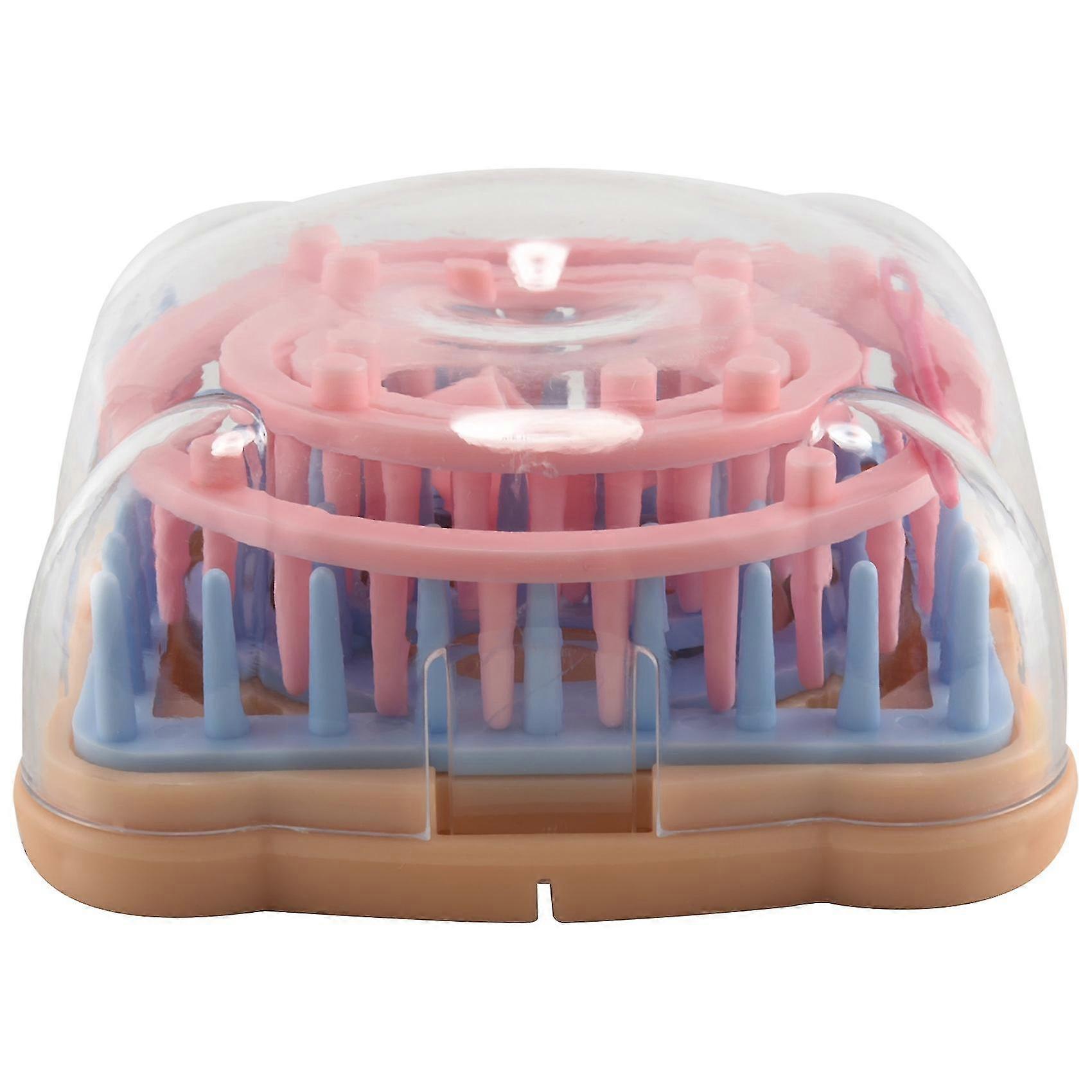 Flower Knitting Machine Kit DIY Flower Machine Loom Tool Set Square Flower Maker with Needle