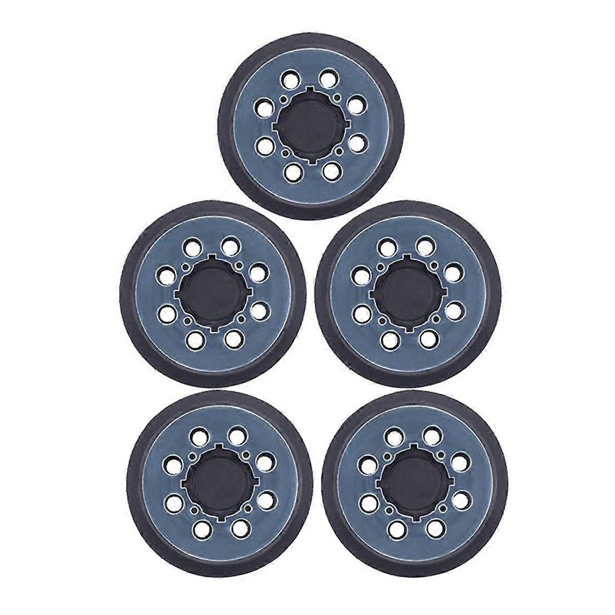 5PCS 125mm Sanding Disc Backing Pad 8 Hole Hook&Loop Abrasive Wheel for DWE6423/6423K DCW210B Orbital Sander