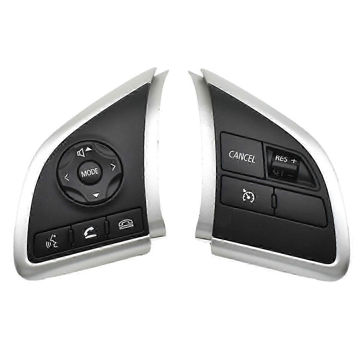 Silver Steering Wheel Button Cruise Control Switch For Xpander Eclipse L200
