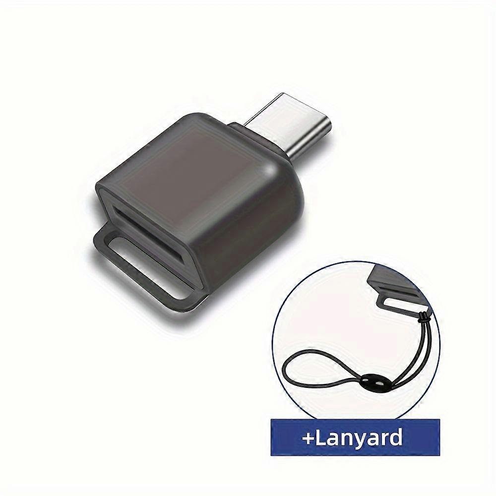 Zinc Alloy USB-C TF Card Reader