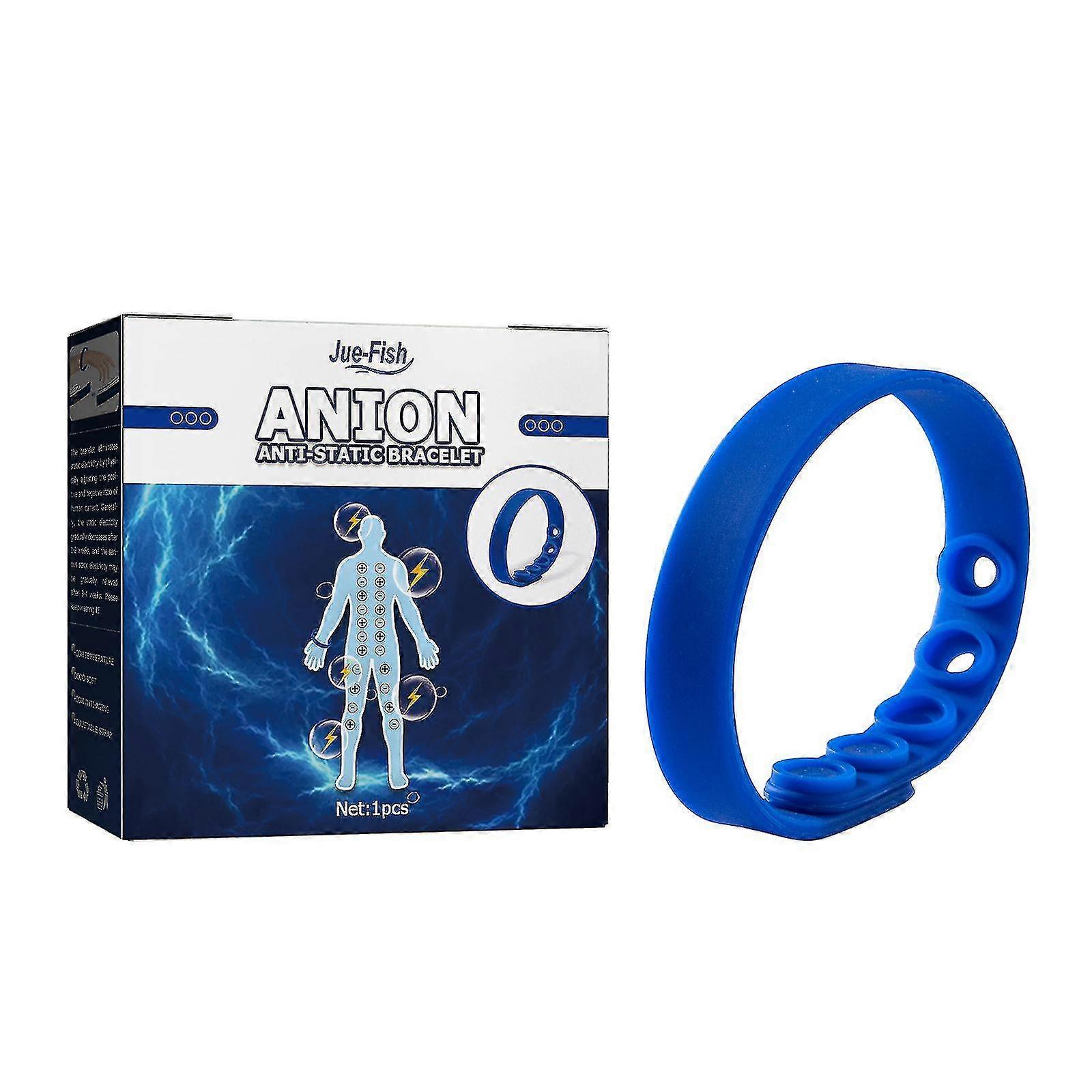 Jue Fish Negative Ion Anti Statisch Handring Anti Statisch Verbesserung der menschlichen Funktion Linderung von Müdigkeit Übung Handring PXCL