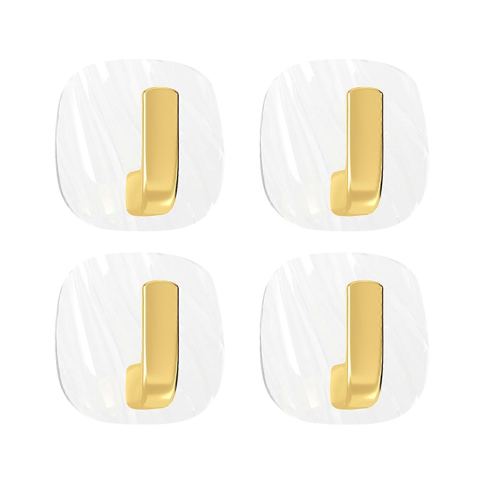 Light luxury free perforated transparent hook strong viscose hangers wall hanging traceless hook