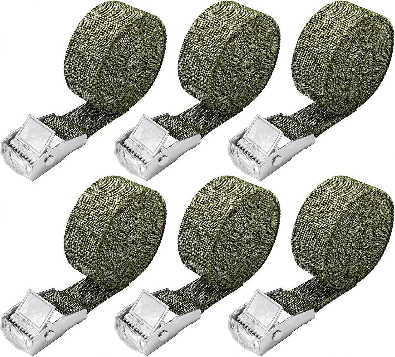 Sewing fastening strap - claw shaped strap with clip for motorcycle loading, very sturdy fixing strap for bicycle stand - set of 6