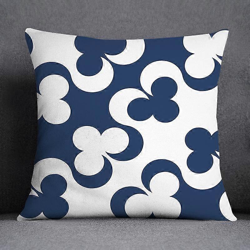 Pillowcase Square Pattern Style-913 Bedroom Sofa Car Cushion Cover Pillowcase