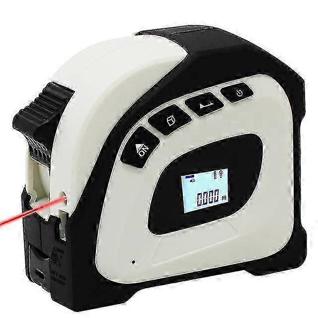 2 In 1 Lasers Rangefinder Laser Range Finder Electronic Ruler 5m Tape Measure Lcd Digital Display Laser Measure Ruler