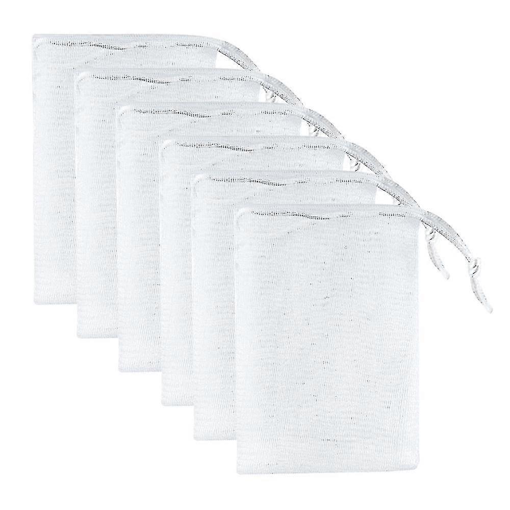 Sunrain Mesh Soap Bags Double Layer Bubble Soap Foaming Net Face Cleansing
