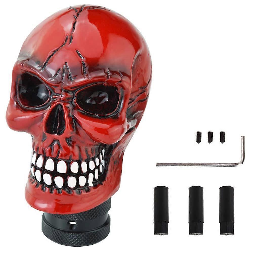Car Gear Shift Knob Skeleton Gear Shifter Stick Cover Universal Skull Shift Lever Knob Vehicle Shifter Handle