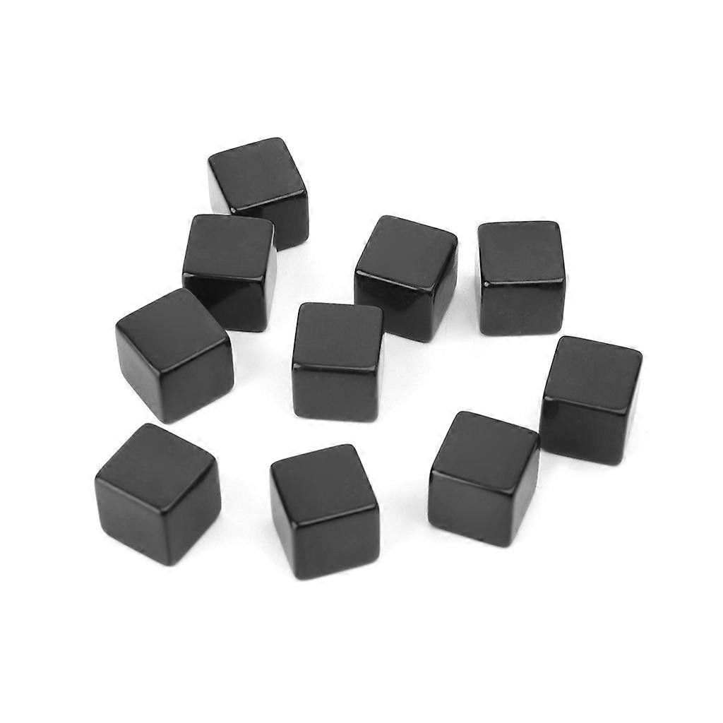 10pcs 16mm κενή διασκέδαση και διδασκαλία παιδικών παιχνιδιών DIY επιτραπέζιων παιχνιδιών κύβων 16mm άσπρα ακρυλικά