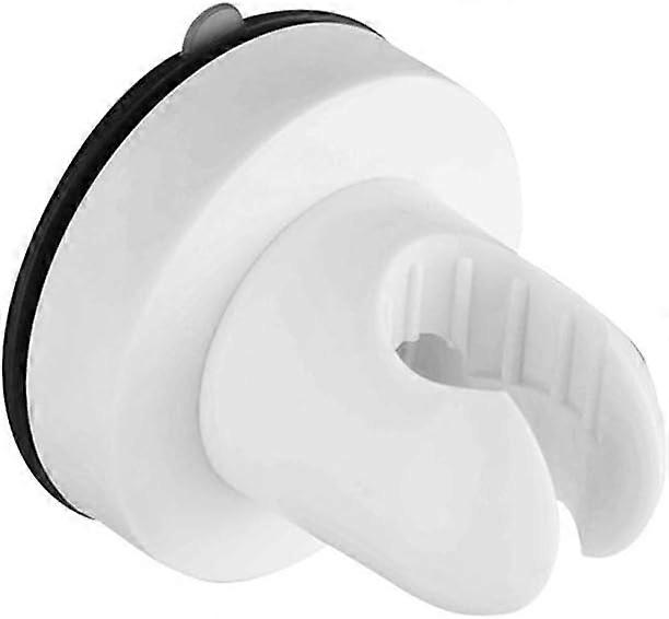 Wall-mounted shower head with suction cup white