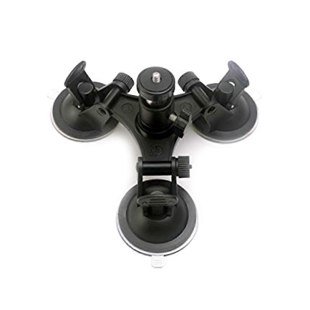 Triple Suction Cup Mount Low Angle Sucker Holder for  Hero 2 3 3+ 4 Camera