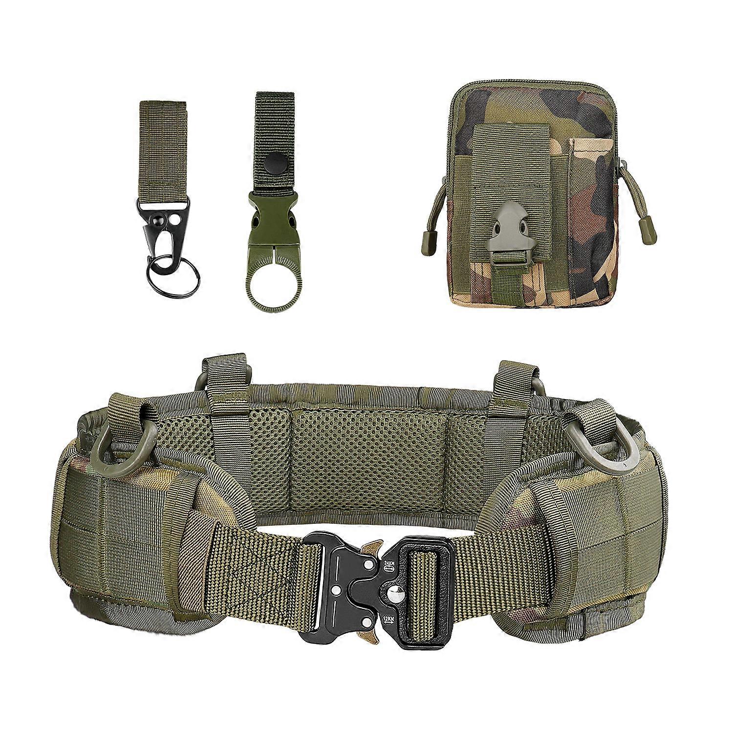 Military Tactical Adjustable Belt Outdoor Work Men Molle Battle