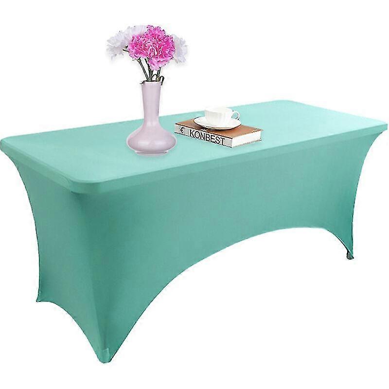 6ft Stretch Spandex Table Cover  Universal Rectangular Fitted Tablecloth P Tw