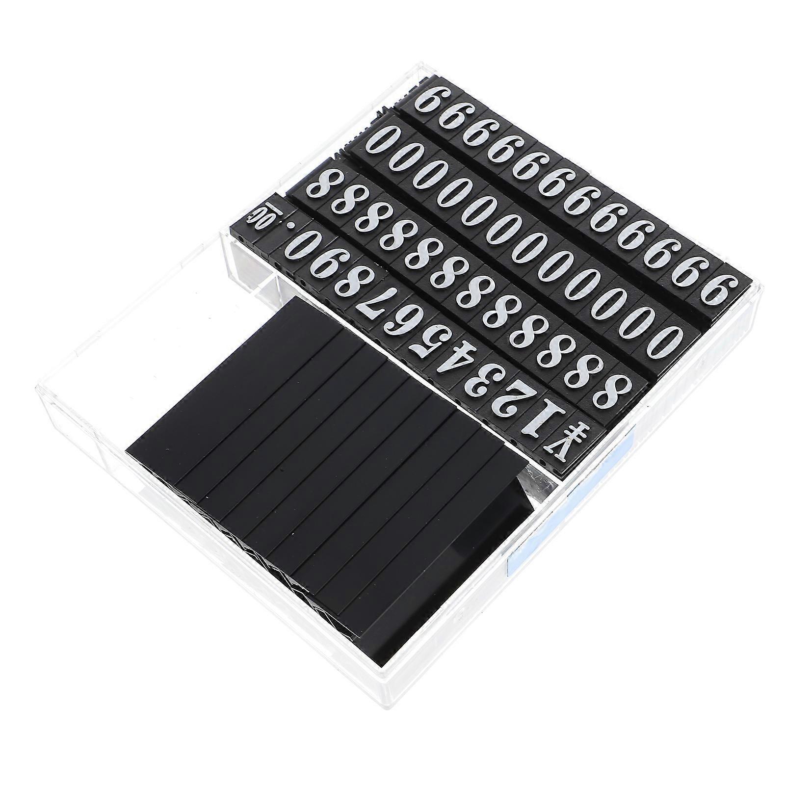 1 Set Price Display Cube Number Price Cube Price Tag Price Display Stand