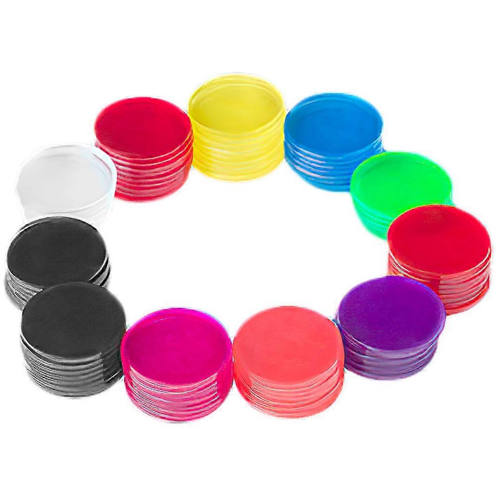 100Pcs Calculators Discs for Kids Calculators Discs Preschool Learning Math Educational Toys