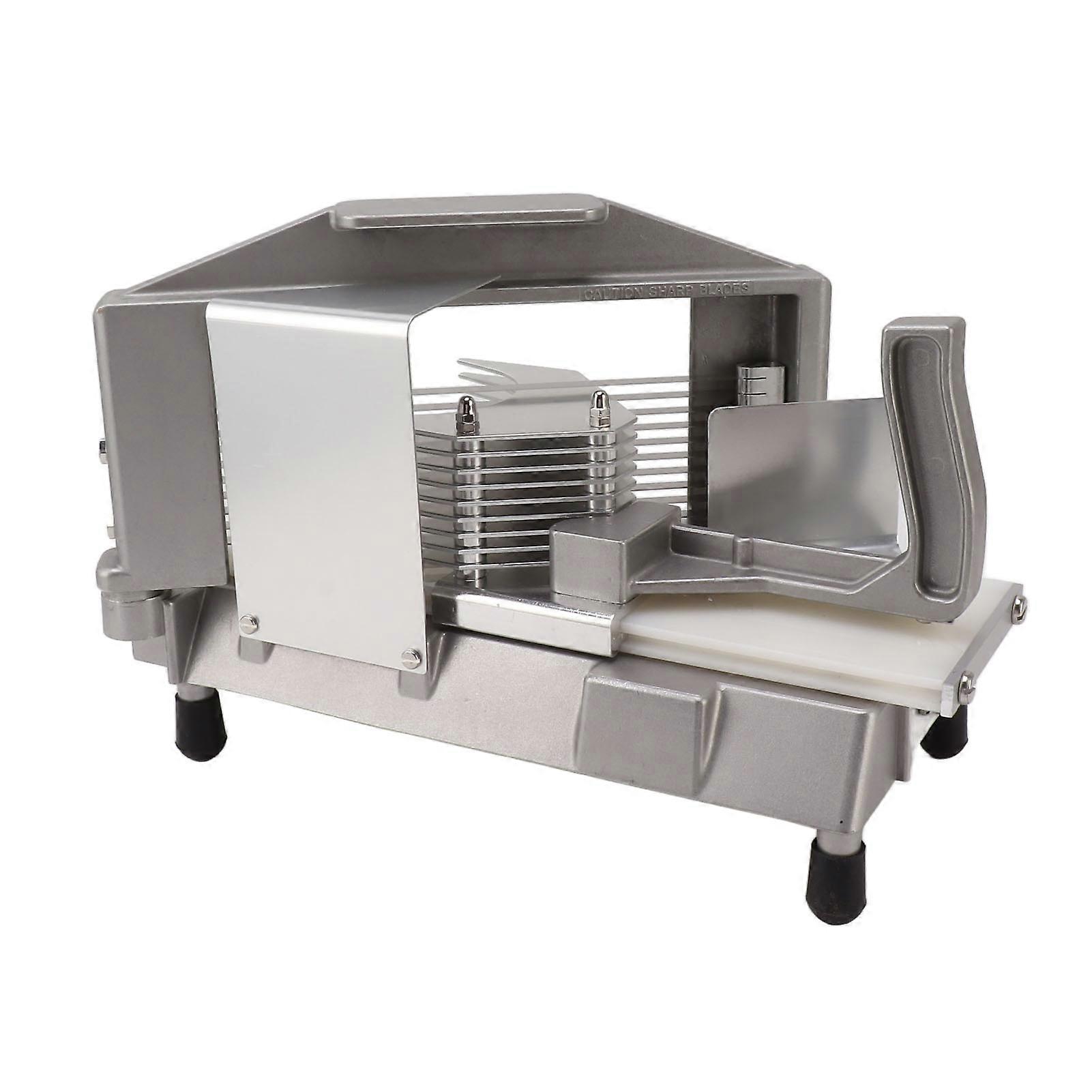 Machine à trancher les tomates commerciale Coupe-tomates robuste pour restaurant à usage domestique 9,5 mm / 0,4 pouces