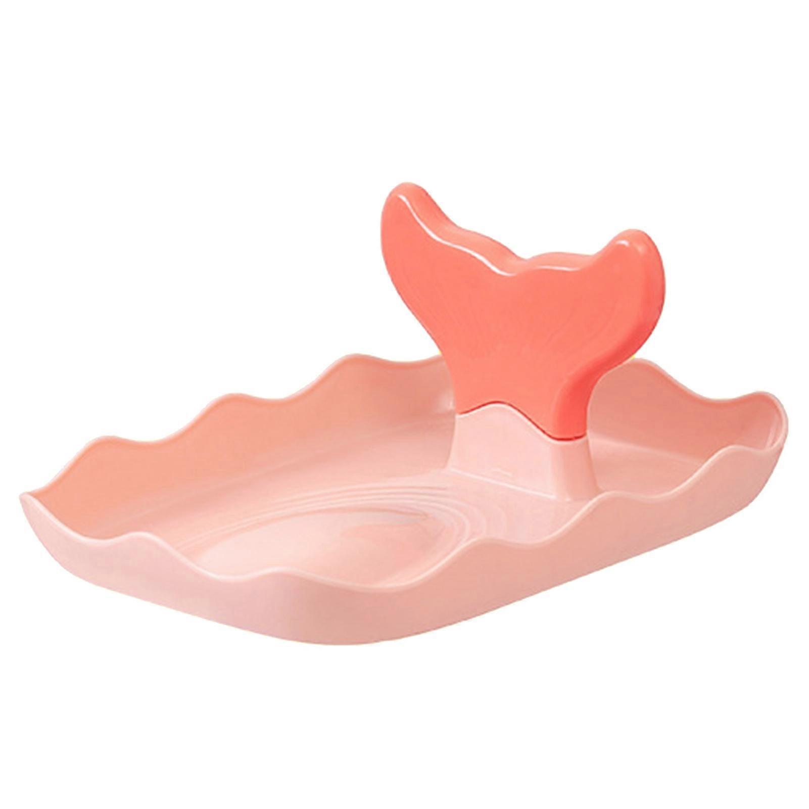 Fishtail Design Pot Lid Rack Stable PP Easy to Clean Pan Lid Holder Kitchen Tools