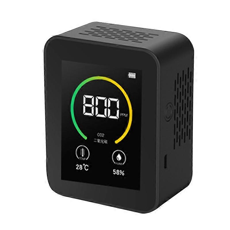 3 In 1 Carbon Dioxide Monitor Multiple Detection Measurement Tools Digital LCD Display Air Quality Monitor for Supermarket Qinhai