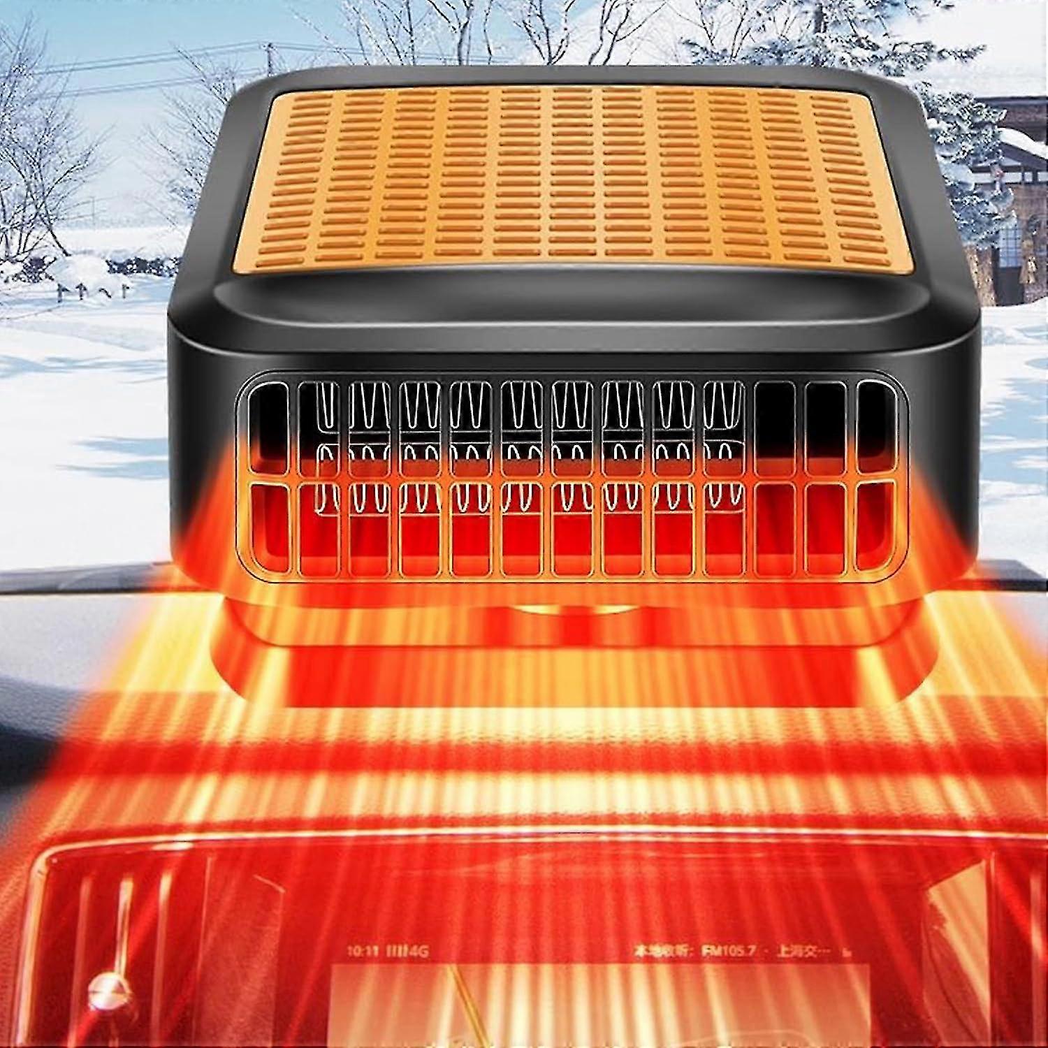 Car Heater, 12v 150w Portable Fan For Fast Heating And Cooling, 2 In 1 Modes, Car Heater, Windshield Demister