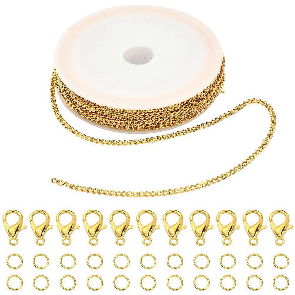 1 Set Jewelry Making Accessories DIY Lobster Clasps Chain Buckles Open Circles