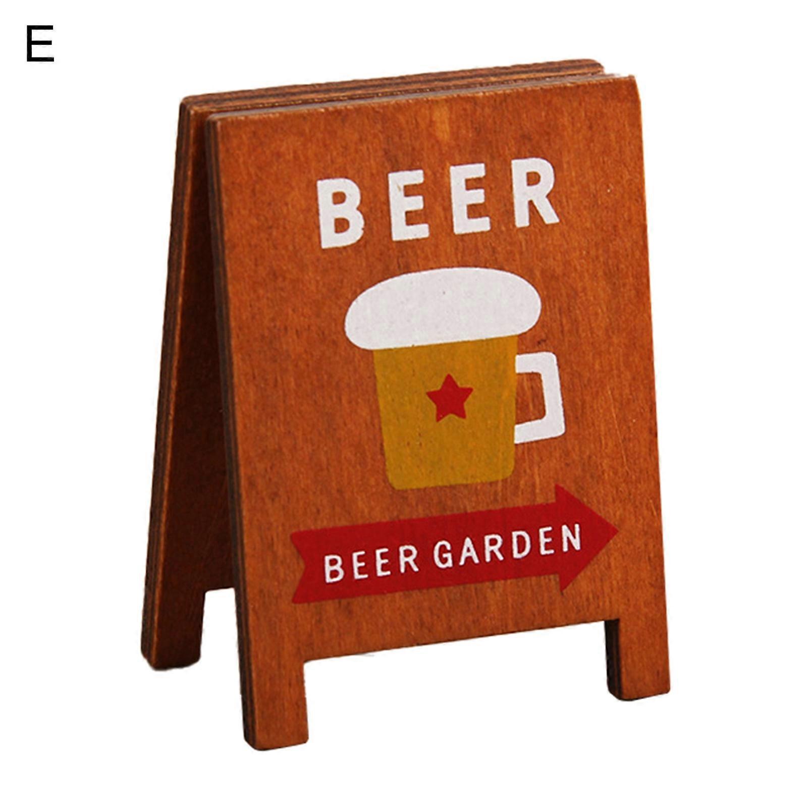 Decorative Card Holder Strong Grip Wood All Match Vertical Note Clip for Desktop