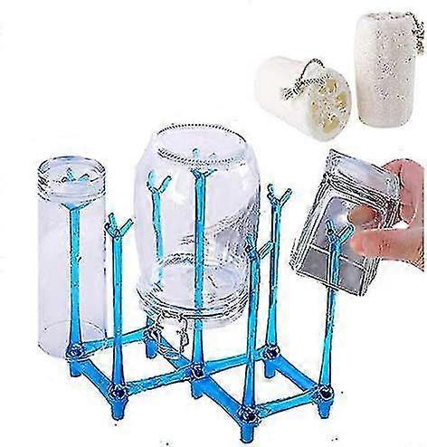 Cup Drying Rack With Non-slip Bottom Retractable