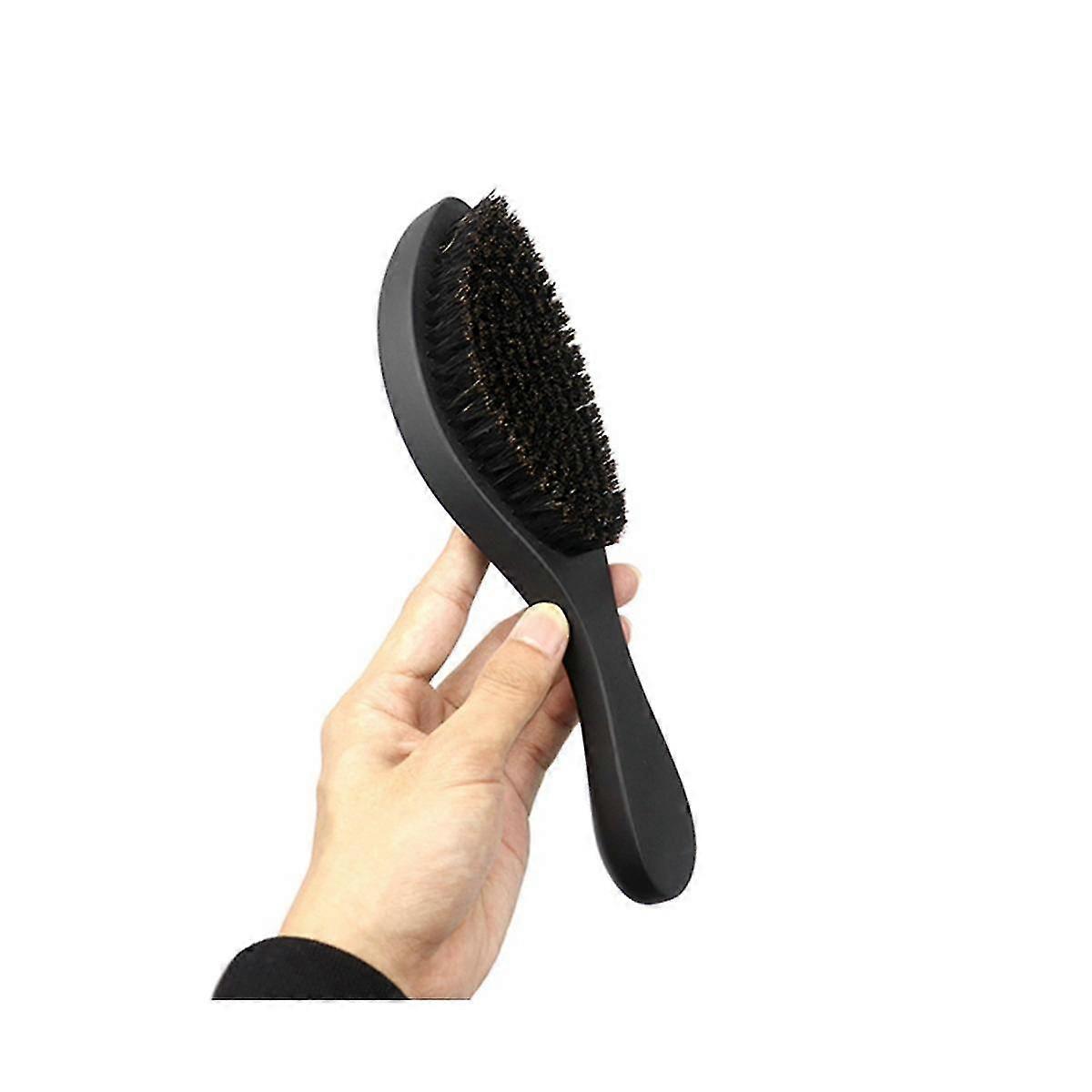 2 Pcs -wave Brush Curved Wave Brush Soft And Wild Boar