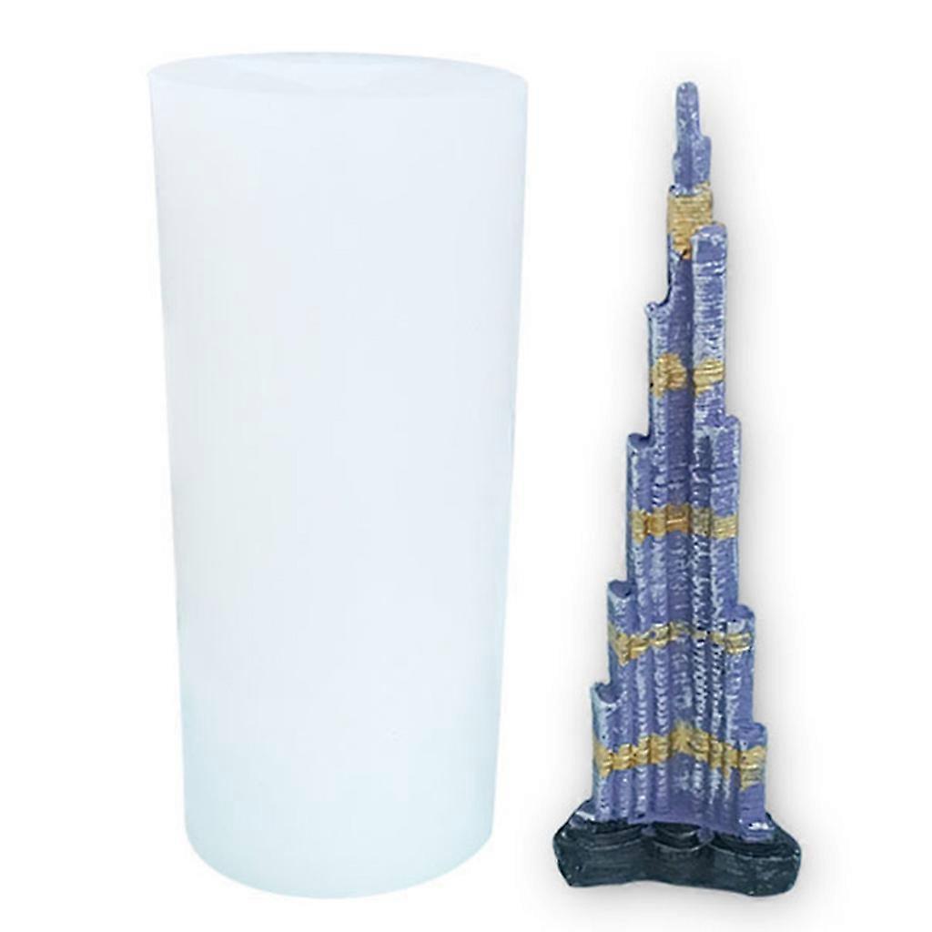 3D Silicone Tower Mold Leaning Tower Of Spanish Lighthouse Environmentally