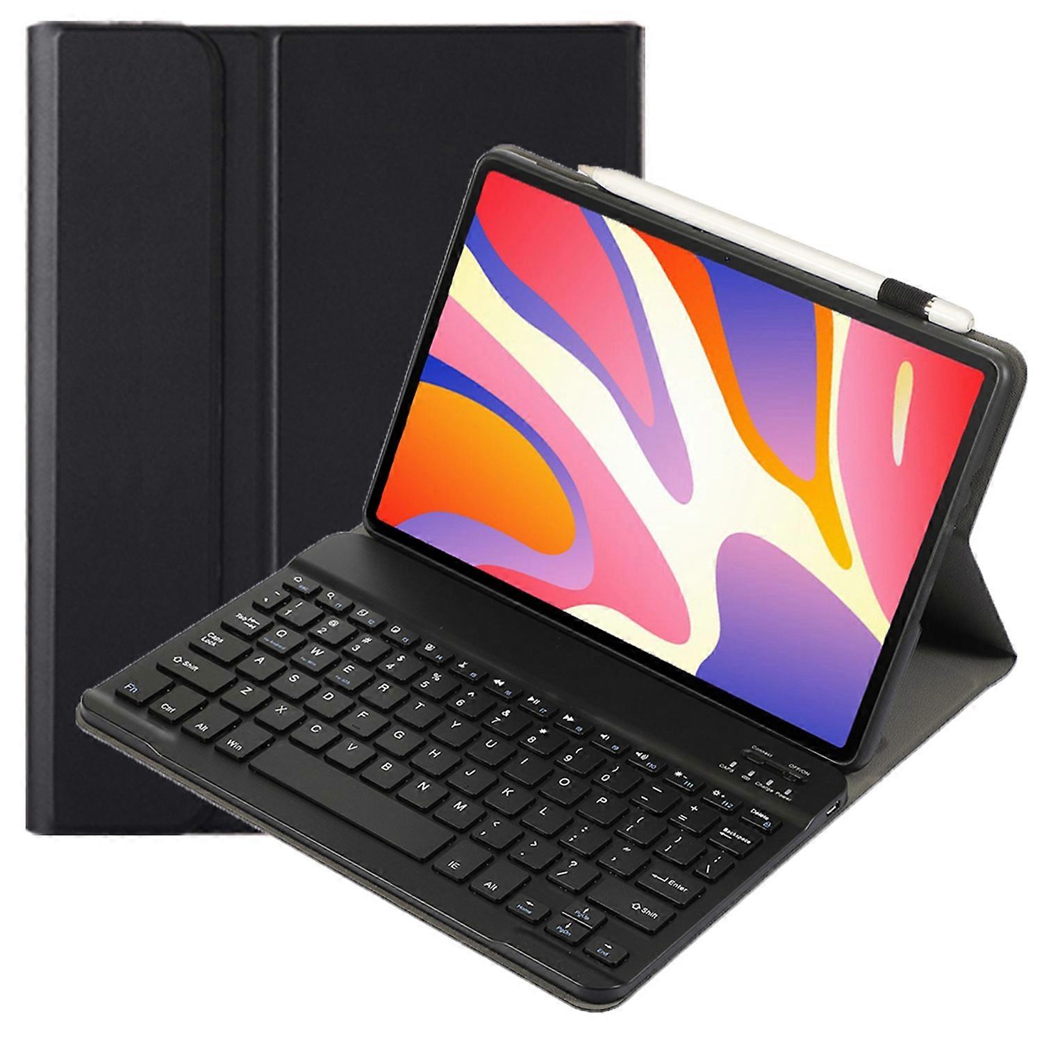 For Huawei MatePad 11.5 Protective Case with Removable Bluetooth Keyboard Anti-Drop Leather Stand Cover