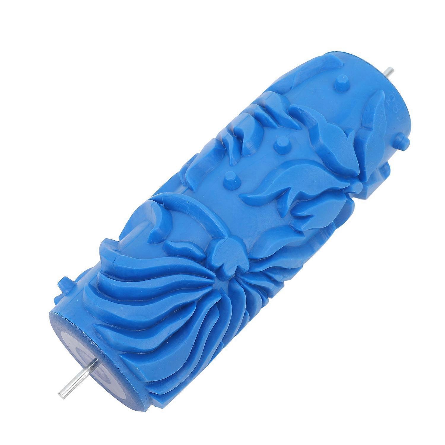 5in Pattern Paint Roller Wall Decoration Rubber Reusable Multifuntional Decorative Texture Roller fo