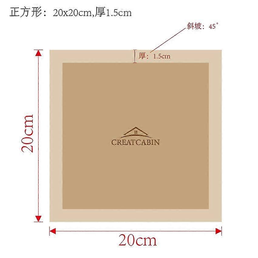 MDF Wood Ceramic Molding Tools Square 200x200x15mm