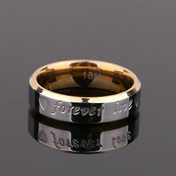 Titanium Steel Couple Ring Men's