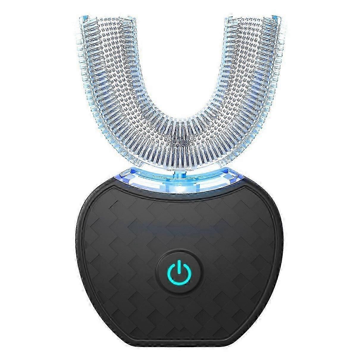 Electric Toothbrush,automatic Toothbrush,u-shape Sonic Toothbrush Teeth Whitening Kit With Replacement Brush Head